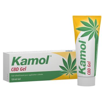 Gel rafraîchissant Kamol CBD - tube de 120ml