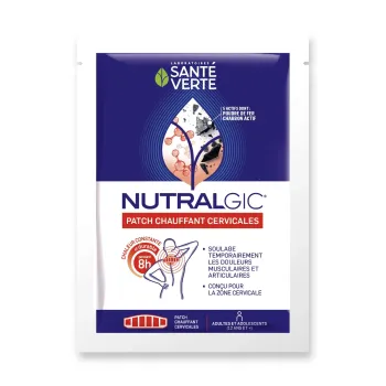 Nutralgic patch chauffant cervicales Santé Verte - 2 patchs