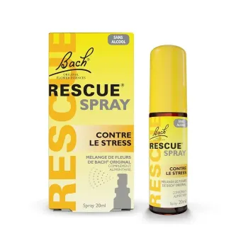 Spray contre le stress sans alcool Rescue - spray de 20ml