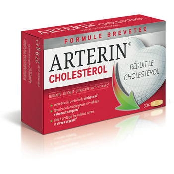 Arterin Cholestérol Omega Pharma - boîte de 30 comprimés
