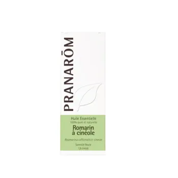 Huile essentielle romarin à cinéole Pranarom - flacon de 10ml
