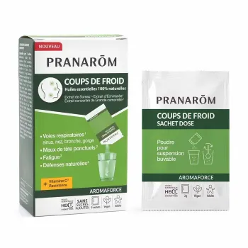 Aromaforce coups de froids Pranarom - boîte de 9 sachets