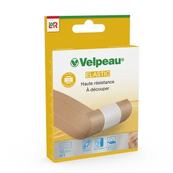 Elastic pansements bandes découpables Velpeau - boite de 10 pansements 8x10cm