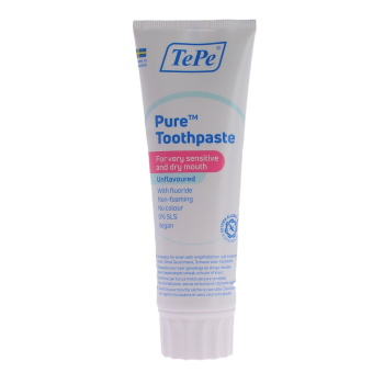 Dentifrice Pure goût neutre TePe - tube de 75ml