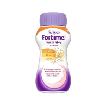 Fortimel multi fibre 1.5kcal saveur fraise Nutricia - 4 bouteilles de 200ml