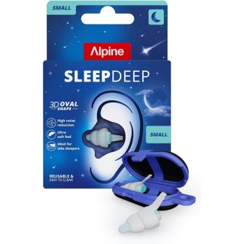 Sleep Deep bouchons d'oreille small Alpine - une paire + une boite de transport