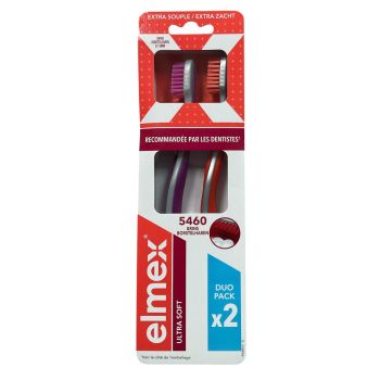 Brosse à dents Ultra soft extra souple Elmex - 2 brosses à dents