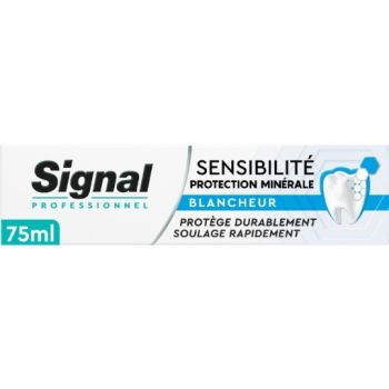 Dentifrice sensibilité protection minérale blancheur Signal - tube de 75ml