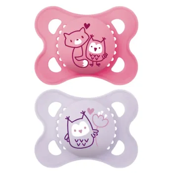 Sucette original silicone 2-6 mois Mam - boîte de 2 sucettes