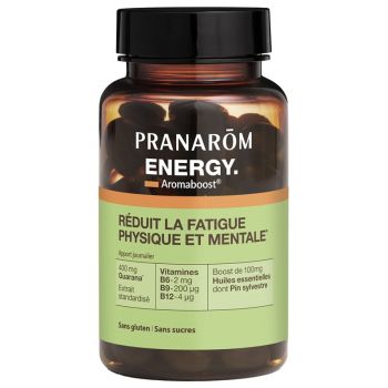 Aromaboost Energy énergie Pranarôm - pot de 60 capsules