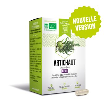 Artichaut bio détox Dayang - boîte de 15 gélules