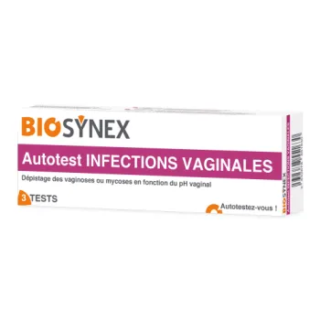 Autotest infections vaginales Biosynex - boîte de 3 tests