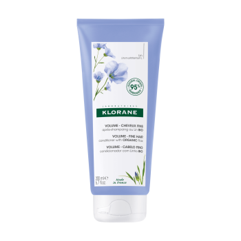 Baume après-shampooing au lin bio Klorane - tube de 200ml