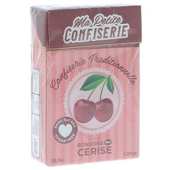 Bonbons à la cerise sans sucre Ma petite confiserie - boite de 36,5g