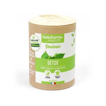 Bouleau Ecoresponsable Nat&Form - boite de 60 gélules