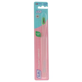 Brosse à dents Colour Compact ultra souple TePe - une brosse à dents