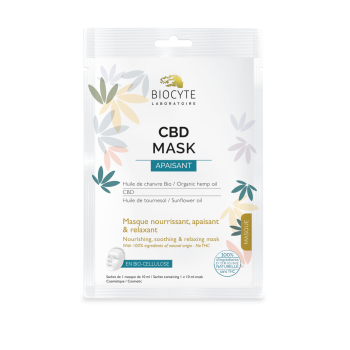 CBD Mask Masque visage apaisant Biocyte - un masque