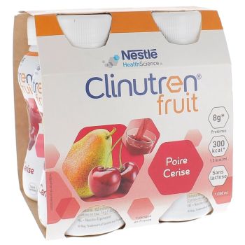 Clinutren Fruit saveur poire cerise Nestlé - 4 x 200ml