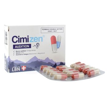 Cimizen Audition Jour & Nuit Laboratoire LBN - boîte de 60 gélules