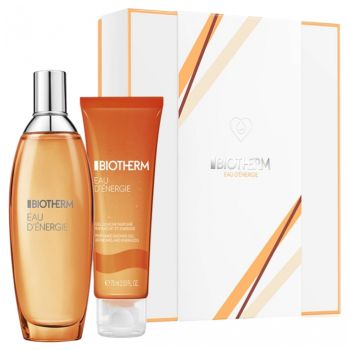 Coffret Eau d'Énergie Eau de toilette 100 ml + Gel douche parfumé 75 ml offert Biotherm - coffret de 2 produits