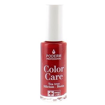 Color Care Vernis à ongles Rouge Allure 253 Poderm - flacon de 8ml