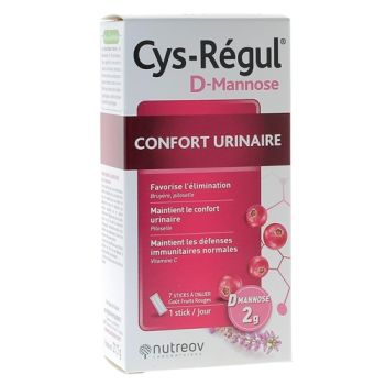 Cys-Régul D-Mannose Confort urinaire Nutreov - 7 sticks