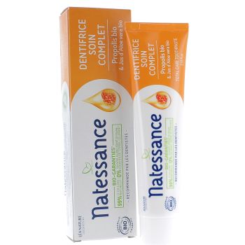 Dentifrice soin complet bio Natessance - tube de 75 ml