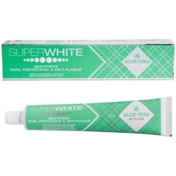 Dentifrice soin protection & anti-plaque aloe vera Superwhite - tube de 75 ml