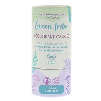 Déodorant Caresse bio Green Tribu - stick de 50 g