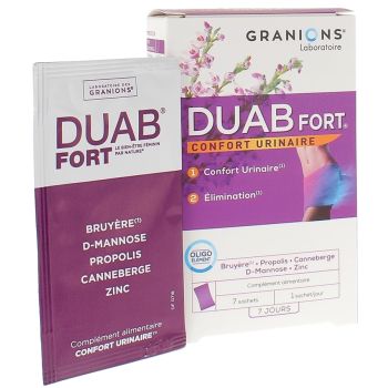 Duab Fort Confort Urinaire - boîte de 7 sachets