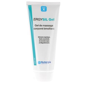 Ergysil Gel de massage corporel émollient Nutergia - tube de 200 ml