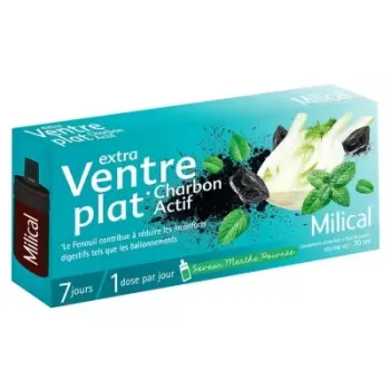 Extra ventre plat Milical - boîte de 7 doses