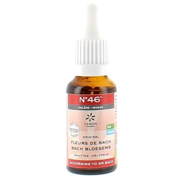 Fleurs de Bach N°46 Colère bio Lemon Pharma - flacon de 20ml