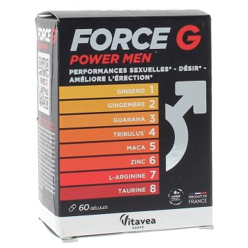 Force G Power Men Vitavea - boîte de 60 gélules