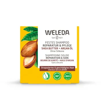 Shampooing solide réparation et soin Weleda - pain de 50g