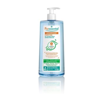 Gel antibactérien aux 3 huiles essentielles Puressentiel - flacon à pompe de 975 ml