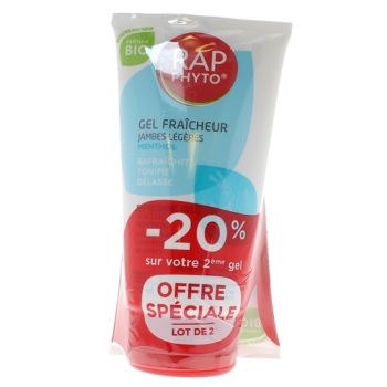 Gel jambes légères bio Rap Phyto - lot de 2 tubes de 150 ml