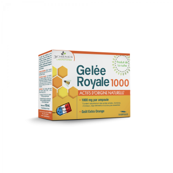 Gelée royale 1000 mg Les 3 Chênes - boîte de 20 ampoules
