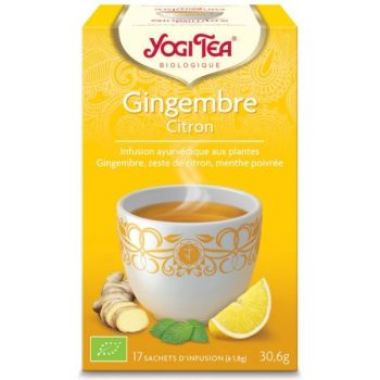 Gingembre citron BIO Yogi Tea - 17 infusettes