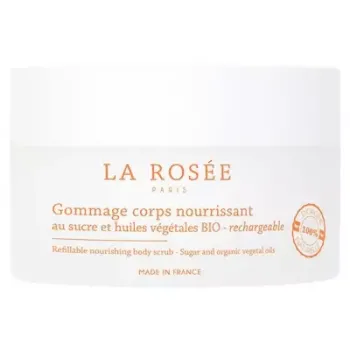 Gommage corps nourrissant La Rosée - pot rechargeable de 200g