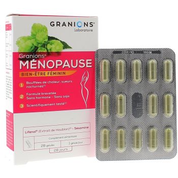 Granions ménopause - boîte de 28 gélules