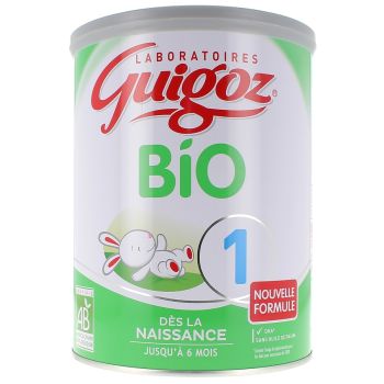 Guigoz Bio lait 1er âge - pot de 800g