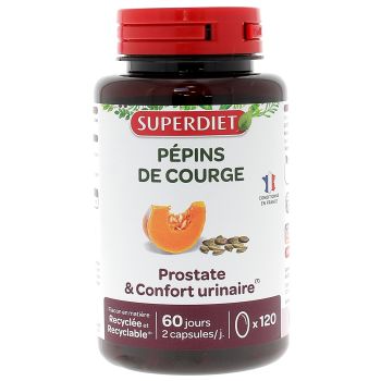 Pépins de courge Super Diet - boite de 120 capsules