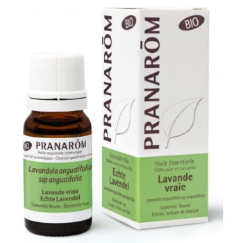Huile essentielle de Lavande vraie bio Pranarôm - flacon de 10 ml