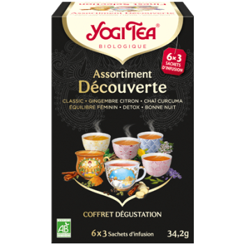 Infusion Assortissement Découverte Yogi Tea - boîte de 18 sachets