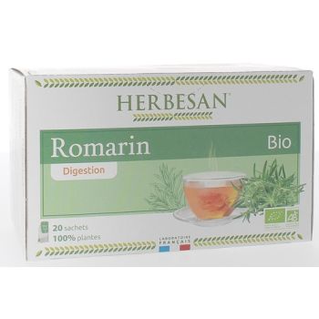 Infusion romarin digestion Bio Herbesan - boîte 20 sachets
