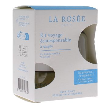 Kit voyage écoresponsable La Rosée - kit comprenant 4 produits