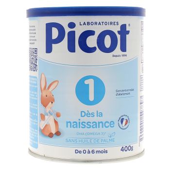 Lait poudre 1er âge standard Picot - boite de 400g