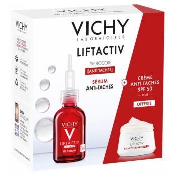 LiftActiv Specialist B3 Sérum taches brunes & rides + B3 Anti-Dark Spots Crème SPF50 15 ml offerte Vichy - coffret de 2 produits