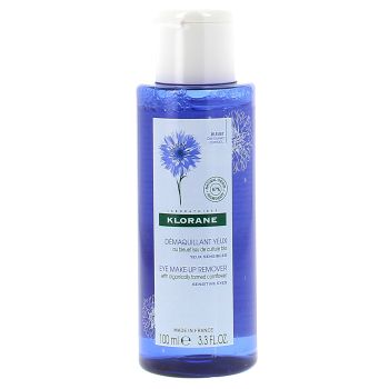 Lotion florale démaquillante au bleuet apaisant Klorane - Flacon de 100ml